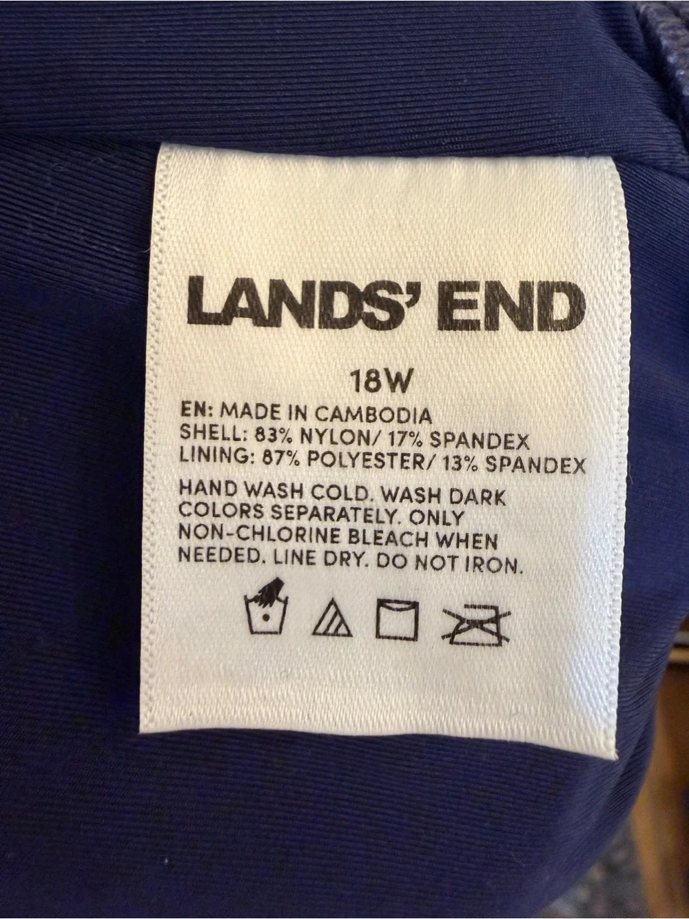 Lands End two piece